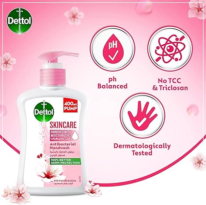 [71658] DETTOL HAND WASH 400 ML Skin Care