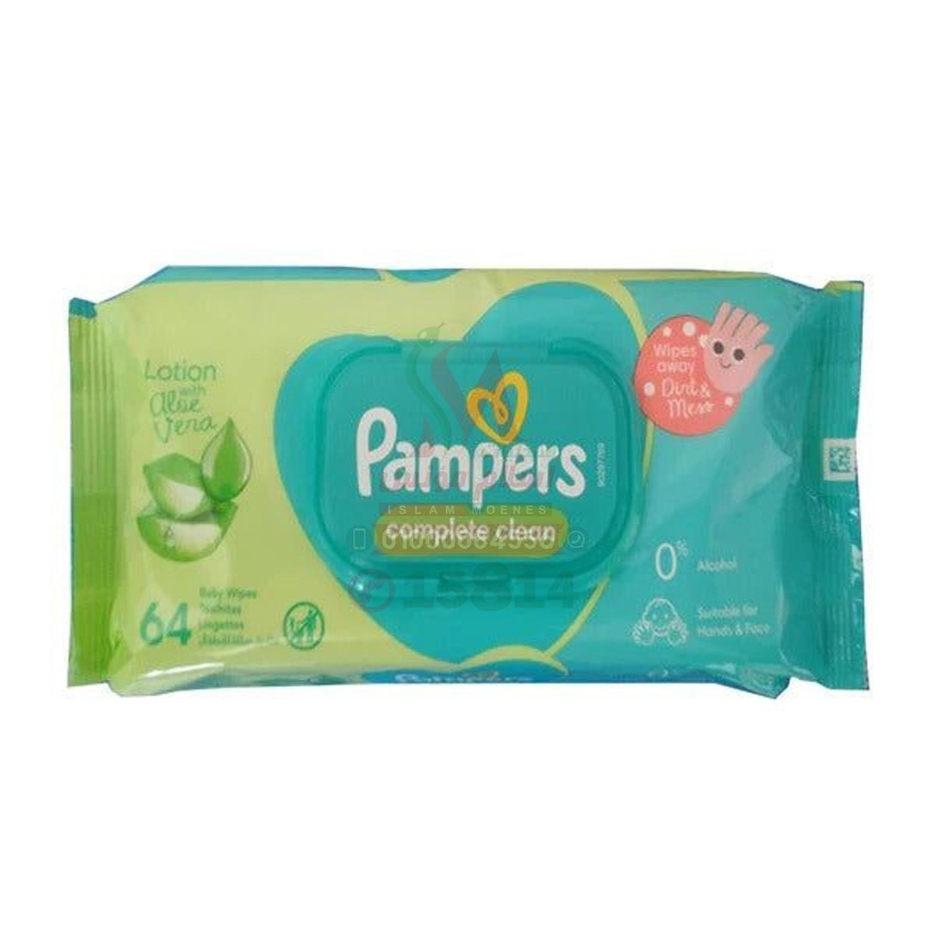 PAMPERS BABY WIPES 64 اخضر