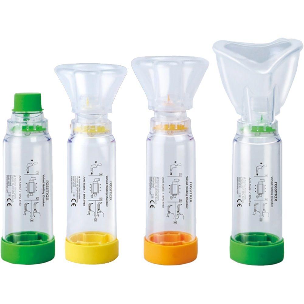 [68870] AIR CHAMBER SMART SPACER - اير تشامبر سمارت سبايسر غطاء وجهاز استنشاق البخاخات | حجم قياسي | جهاز طبي | تسهيل استنشاق جرعات البخاخات وضمان وصول الدواء للرئتين