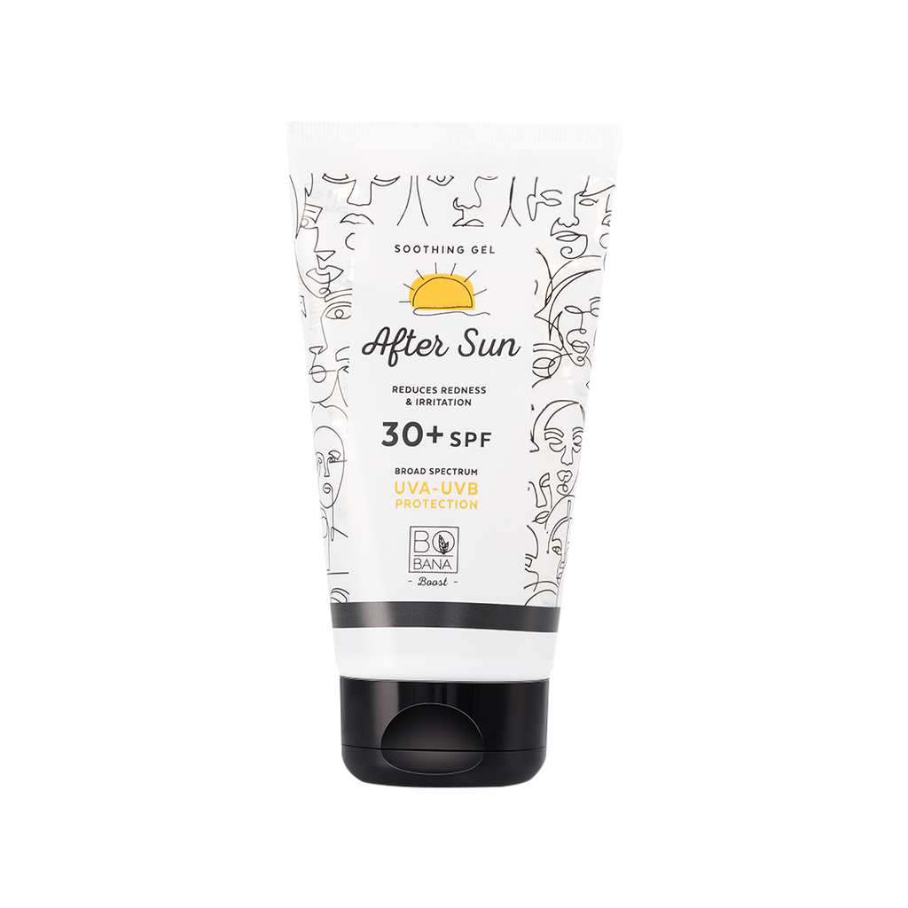 BOBANA AFTER SUN GEL 150ML - بوبانا جل مهدئ بعد الشمس وحماية 30 لترطيب وتهدئة البشرة