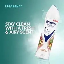 rexona peach+lemongrass spray 150ml