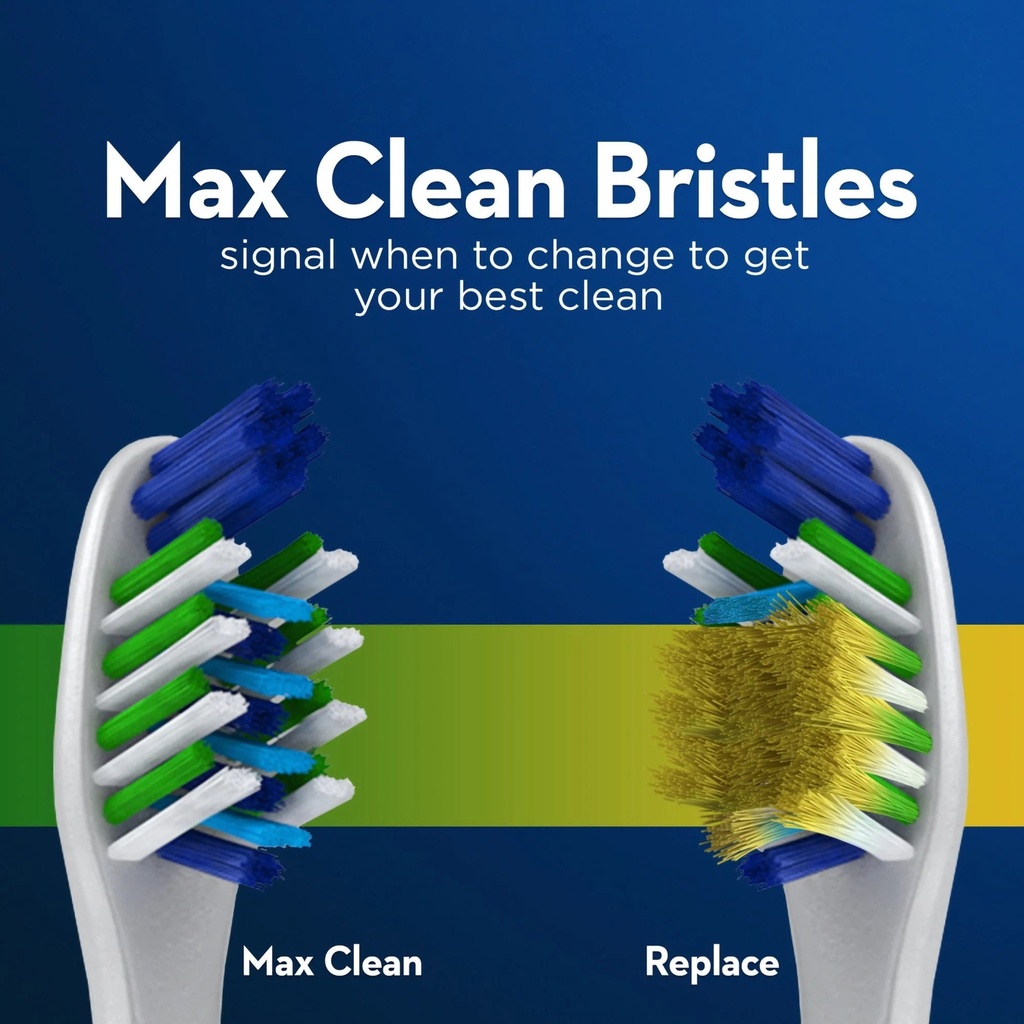 ORAL b maxi clean indicator tooth brush