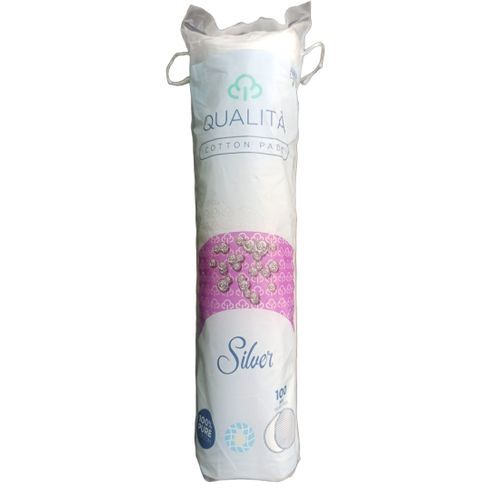 [76967] QUALITA COTTON PADS 100PCS Silver