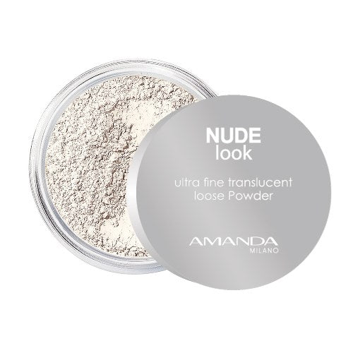 AMANDA LOOSE POWDER NUDE LOOK - اماندا لوس بودر نيود لوك | 1 قطعة | مستحضر تجميل | تثبيت المكياج وامتصاص الزيوت الزائدة لمنح البشرة مظهرا طبيعيا ومطفيا