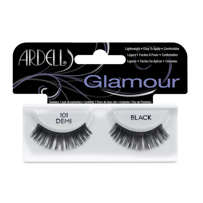 ARDELL GLAMOUR 101 LASHES - ارديل جلامور 101 رموش صناعية | زوج واحد | رموش صناعية للتجميل | زيادة طول وكثافة الرموش بنمط كلاسيكي متميز واطلالة جذابة وطبيعية