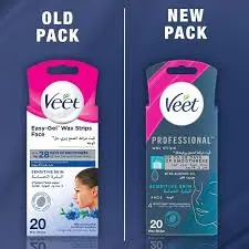 [39741] VEET FACE 20 EASY TO USE WAX STRIPS