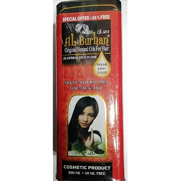 AL Burhan oil for hair 100ml red - زيت البرهان للشعر احمر | 100 مل | زيت شعر | تكثيف الشعر واطالته من الجذور