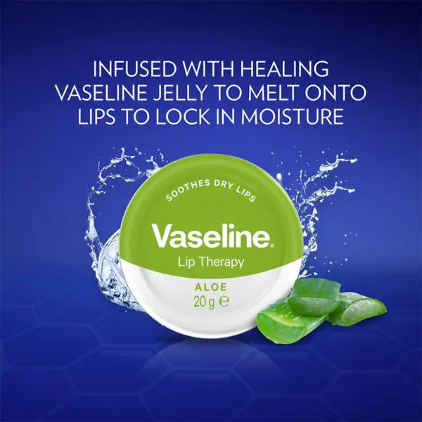 فازلين برطمان20جمLIP THERAPY ALOE