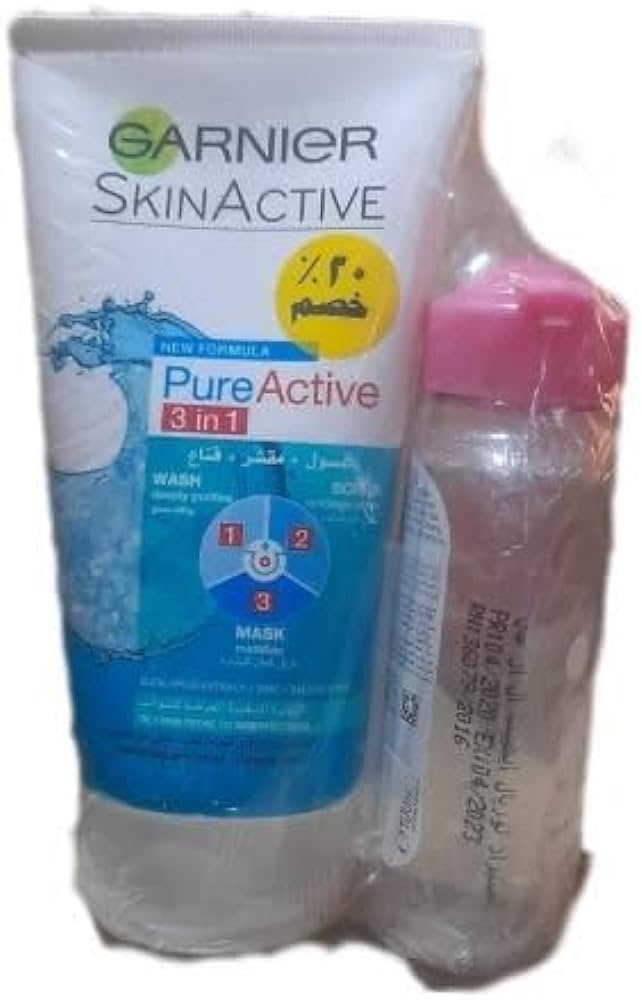 GARNIER pure active150ml+micellar100ml offer