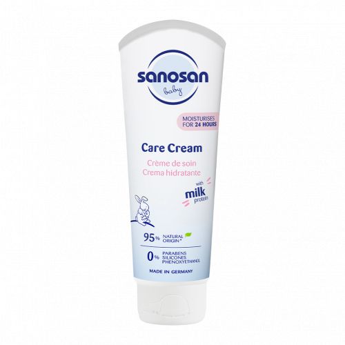 Sanosan baby care cream with milk protein