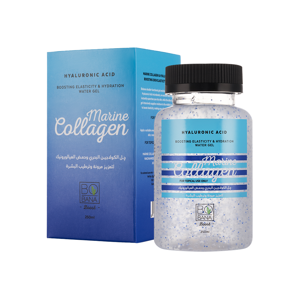 BOBANA COLLAGEN HYALURONIC 250ML - بوبانا جل الكولاجين البحري والهيالورونيك لشد وترطيب البشرة