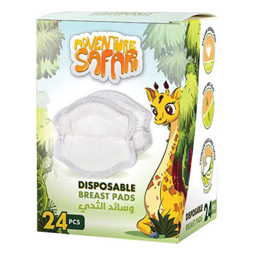 SAFARI DISPOSABLE BREAST PADS 24 PCS S621