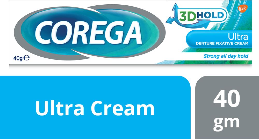 COREGA ULTRA DENTURE FIXATIVE CREAM 40 G
