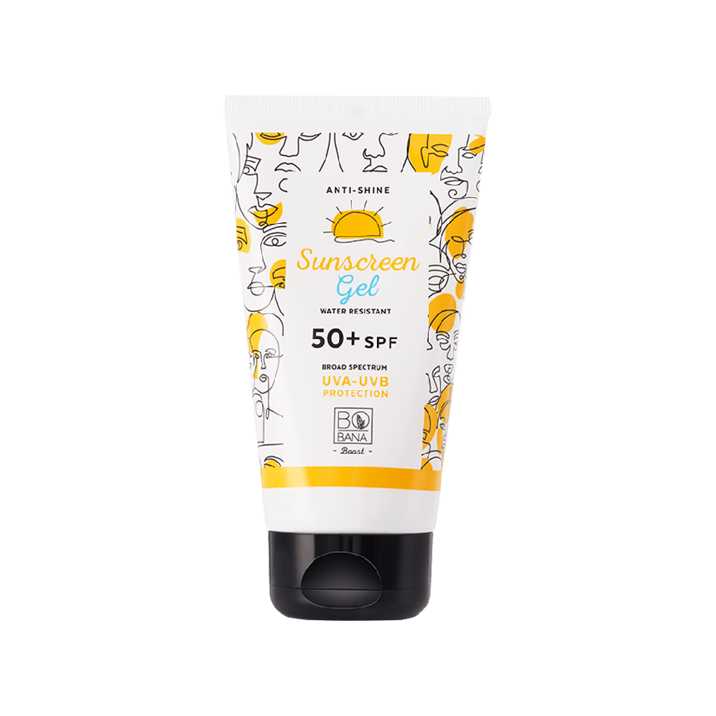 [76443] BOBANA SUNSCREEN SPF ANTI SHINE GEL - بوبانا جل واقي من الشمس مضاد للمعان ومعامل حماية | 150 مل | جل موضعي | حماية فائقة من اشعة الشمس والتحكم في اللمعان والافرازات الدهنية