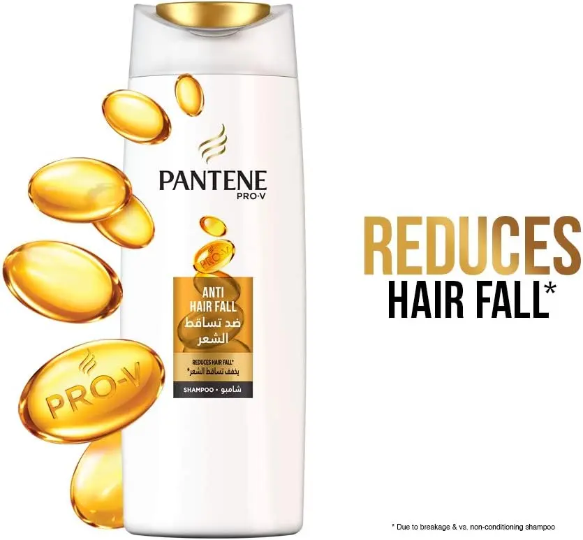 [76621] pantene anti hair fall shampoo 600ml