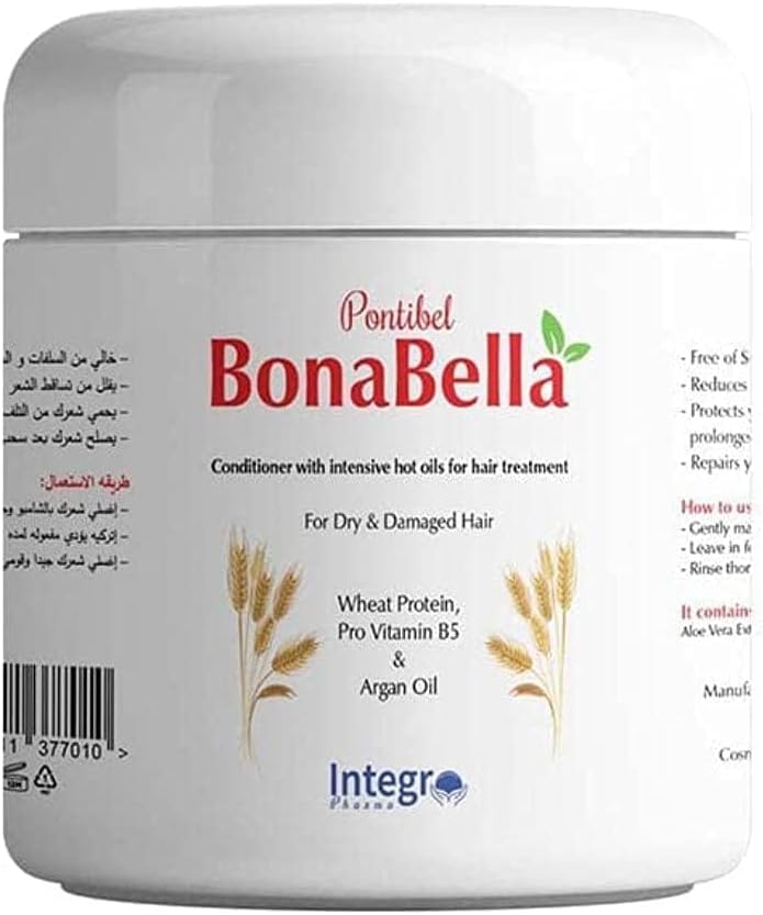 BONABELLA CONDITIONER FOR DRY & DAMAGED HAIR - بلسم بونابيلا للشعر الجاف والتالف | حجم قياسي | بلسم | ترطيب مكثف وعلاج التلف