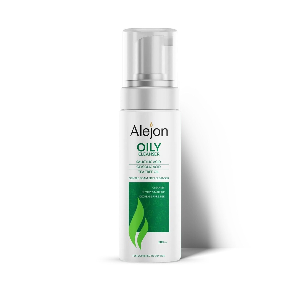 ALEJON GENTLE FOAM SKIN CLEANSER 200 ML - اليجون غسول رغوي لطيف للبشرة | 200 مل | رغوة موضعي | تنظيف البشرة الحساسة والمختلطة بعمق وتلطيفها ومنع الجفاف
