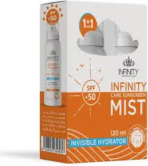 infinity sunscreen mist spf+50 1+1 offer