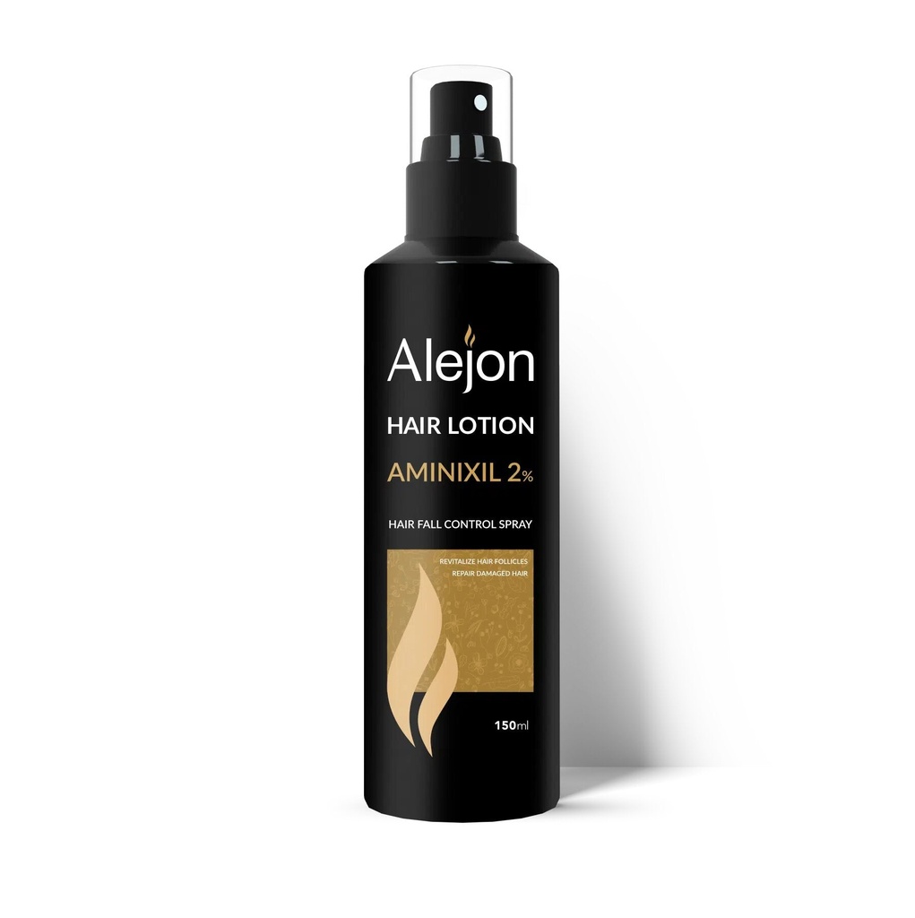 ALEJON HAIR LOTION SPRAY 150 ML - اليجون لوشن بخاخ للشعر | 150 مل | لوشن موضعي | تحفيز نمو الشعر وتغذية البصيلات وعلاج التساقط والفراغات