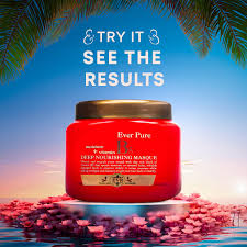 EVER PURE MOIST B5 VITAMIN HAIR MASK 300 ML - ايفر بيور ماسك بفيتامين ب 5 | 300 مل | ماسك | لترميم وترطيب الشعر الجاف
