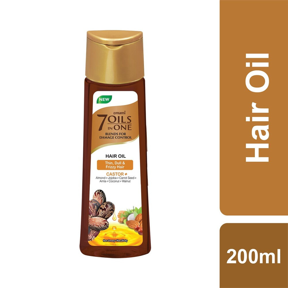 [76529] emami 7oils in one hair oil castor oil 200ml