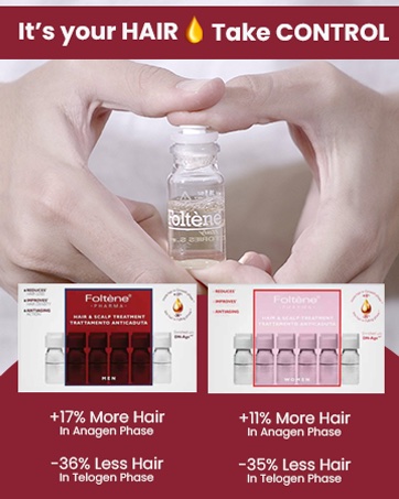 [75731] FOLTENE HAIR&SCALP TREATMENT MEN 10 VIAL