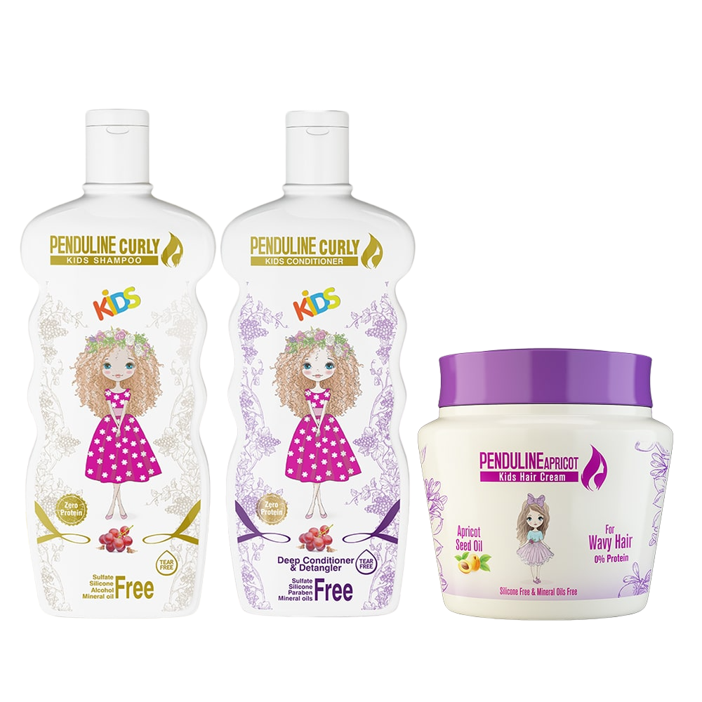 PENDULINE WAVY HAIR SET SHAM+COND+CREAM