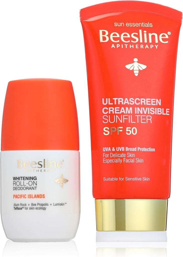 Beesline Roll On+ultrascreen cream spf+50