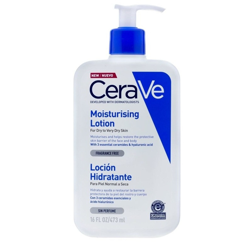 [75603] CERAVE MOISTURIZING LOTION DRY TO VERY DRY SKIN - سيرافي لوشن مرطب للبشرة الجافة الى شديدة الجفاف | 473 مل | لوشن | لترطيب خفيف واصلاح حاجز البشرة