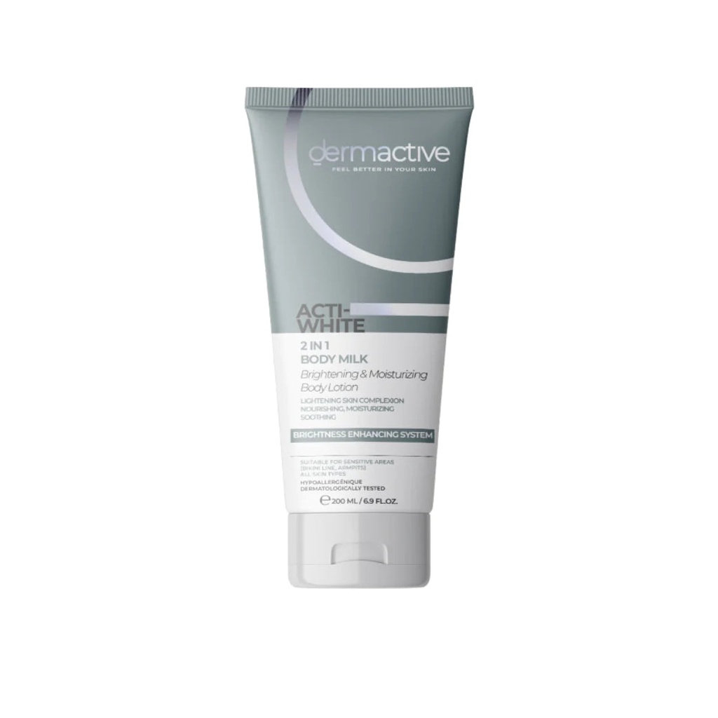 DA ACTI WHITE 2*1BRIGHTENING BODY MILK 200ML
