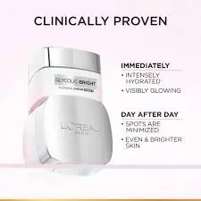 [77169] loreal glycolic bright glowing night cream 50ml