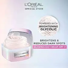 [77170] loreal glycolic bright glowing day cream sp17 50ml