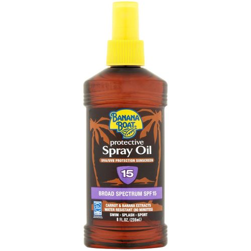 BANANA BOAT TANNING OIL SPF 15 236 ML - بنانا بوت تانينج اويل | 236 مل | زيت تسمير ومقاوم للشمس | لون برونزي ساحر مع حماية متوسطة ضد الحروق