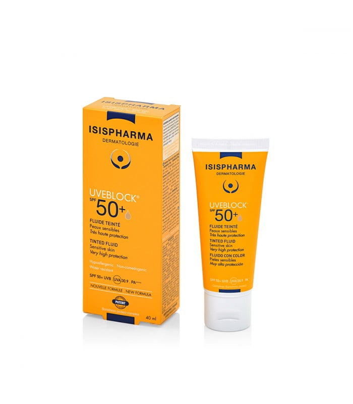 ISIS UVEBLOCK 50+DRYTOUCH FLUID LIGHT TINT 40 ML