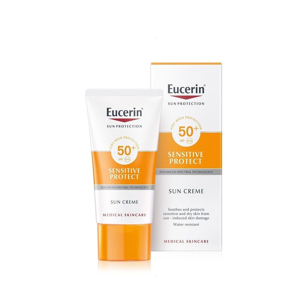 eucerin sun cream dry skin spf50+ 50ml