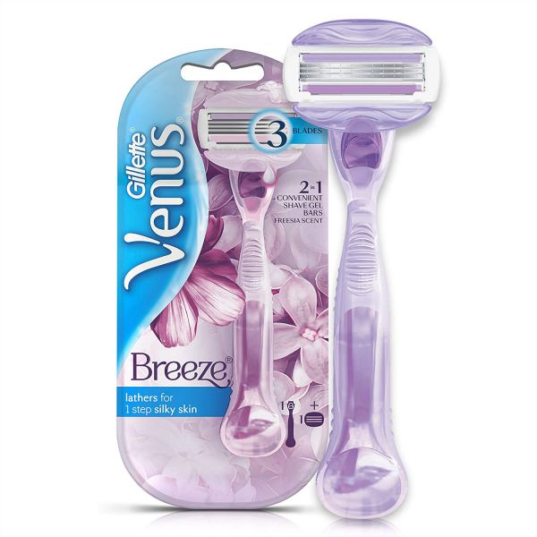 GILLETE VENUS Breeze WOMEN 2PCS ماكينة