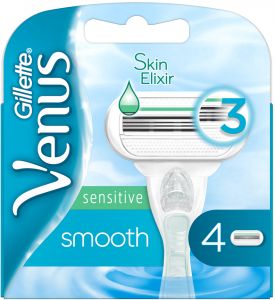 [72435] GILLETE VENUS sensitive smooth 4PC. امواس