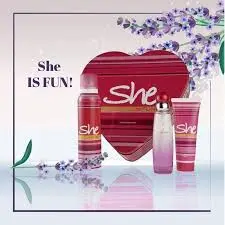 SHE طقم برفان منع