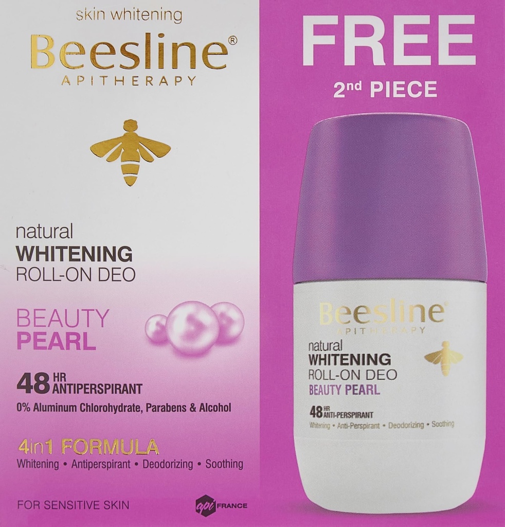 Beesline whitening roll-on beauty pearl 50ml