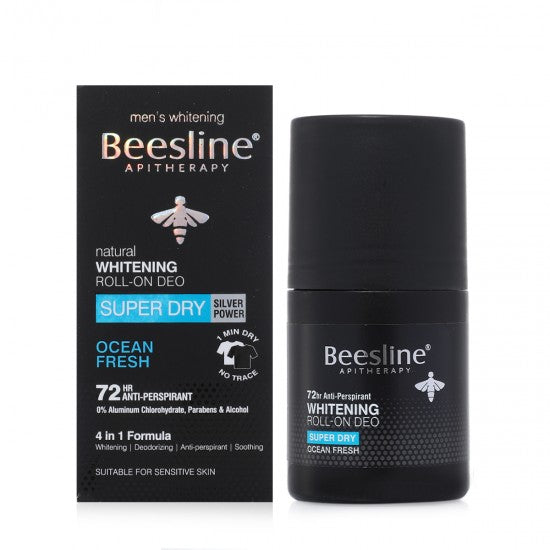 BEESLINE MEN WHITENING ROLL ON 50ML OCEAN FRESH