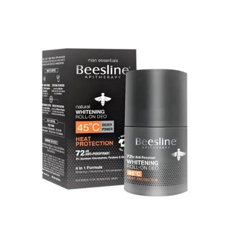 [75928] BEESLINE MEN WHITENING ROLL ON 50ML HEAT PROTECT