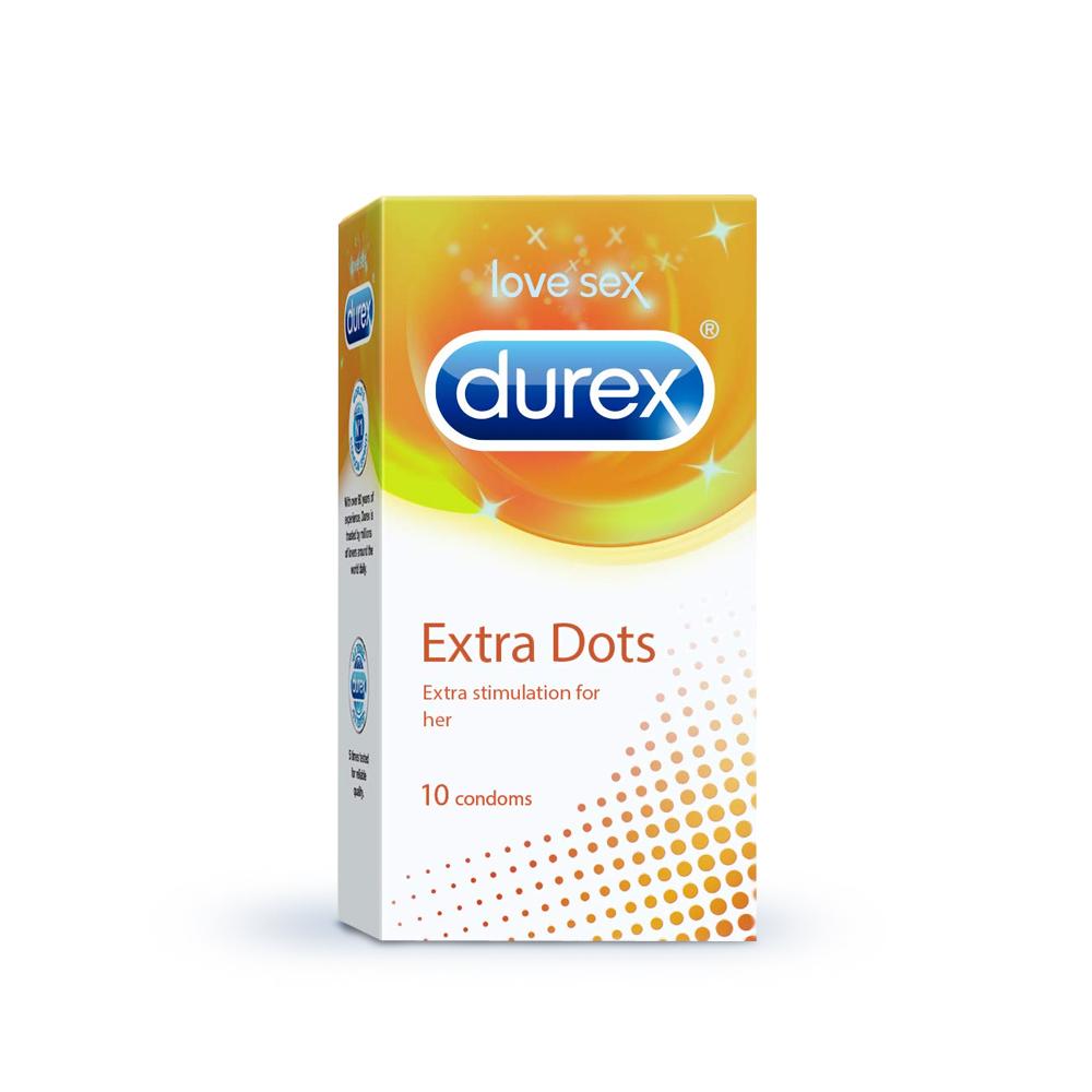 [25294] DUREX. EXTRA DOTS 10 CONDOMS