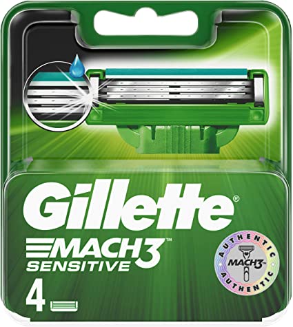 [58857] GILLETTE MACH3 SENSITIVE 4امواس