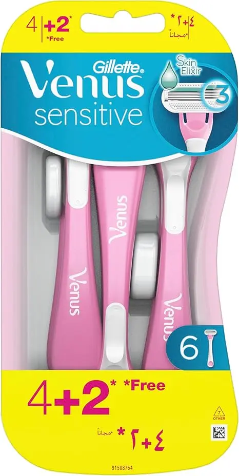 GILLETTE VENUS SENSITIVE 4+2FREE