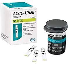 [68934] ACCU CHEK INSTANT BLOOD GLUCOSE MONITOR AND STRIPS - اكو تشيك انستانت جهاز قياس السكر والشرائط | عبوة متكاملة للجهاز والشرائط | جهاز طبي والشرائط | قياس ومراقبة مستويات الجلوكوز في الدم ب سرعة فائقة ودقة متناهية من المنزل