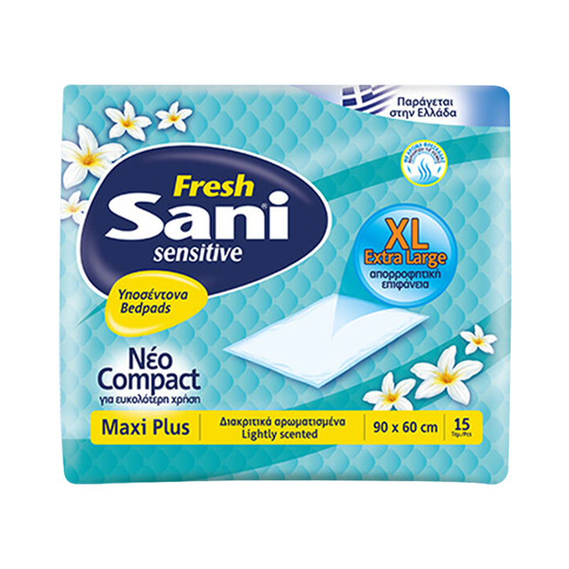 sani fresh sensitive xl مفرش سرير 15 قطعه