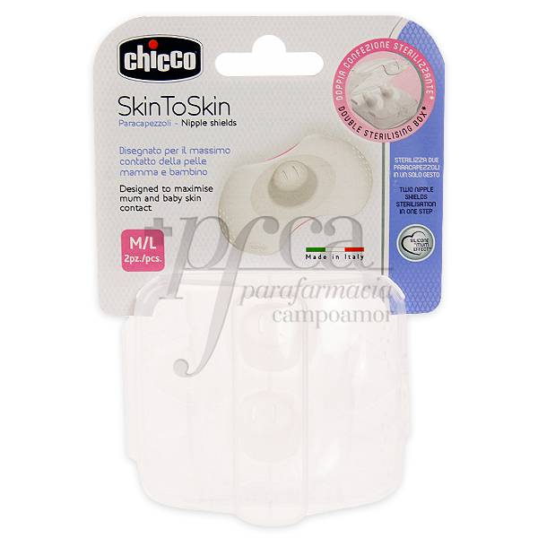 CHICCO NIPPLE SHEILD M/L