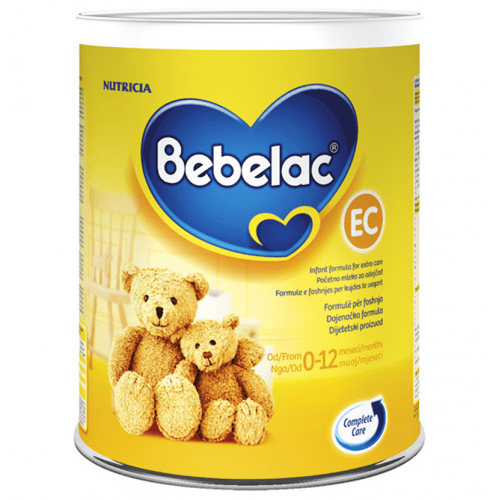 BEBELAC EC EXTRA CARE INFANT MILK FORMULA - بيبلاك اي سي | 400 جم | حليب اطفال لراحة اضافية ضد المغص والغازات | تركيبة طبية خاصة لحديثي الولادة من عمر يوم الى 12 شهر