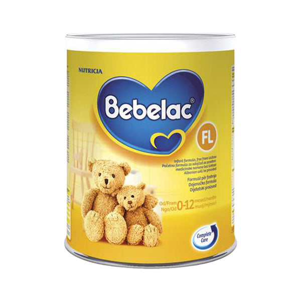 BEBELAC FL LACTOSE FREE INFANT MILK FORMULA - بيبلاك اف ال | 400 جم | حليب اطفال خال من اللاكتوز | تركيبة طبية خاصة لحديثي الولادة من عمر يوم الى 12 شهر لعلاج الاسهال الناتج عن عدم تحمل اللاكتوز