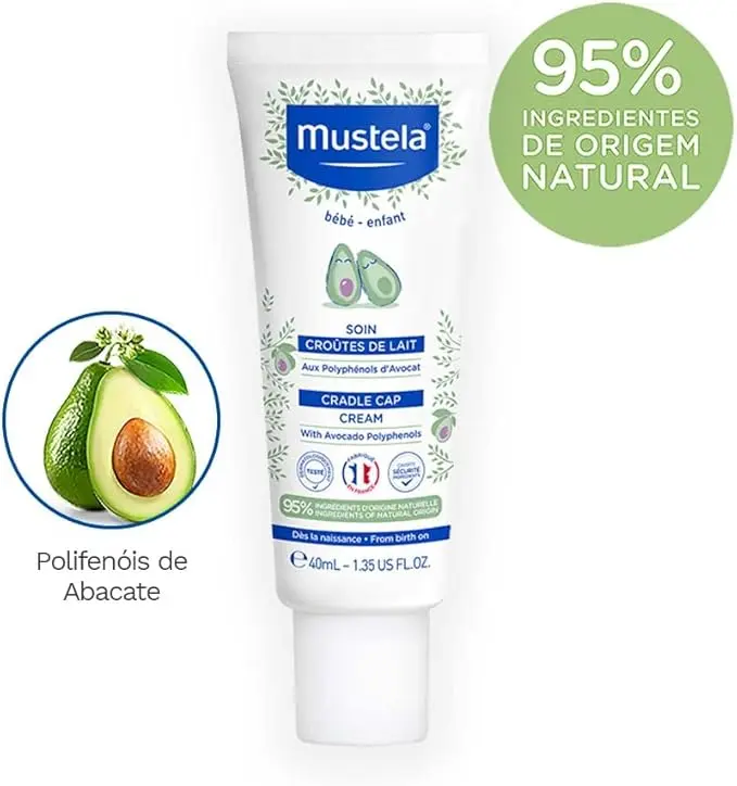 mustela cradle cap cream 40 ml